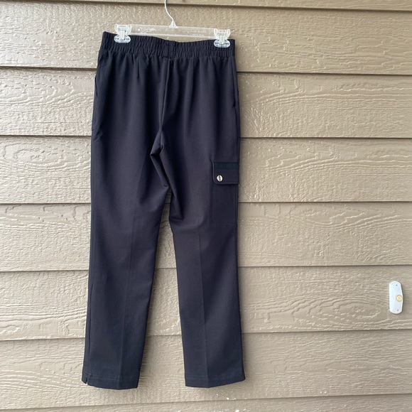 Chico’s Zenergy womens black sporty style pants stretch, size 0(4-S) - Picture 6 of 16